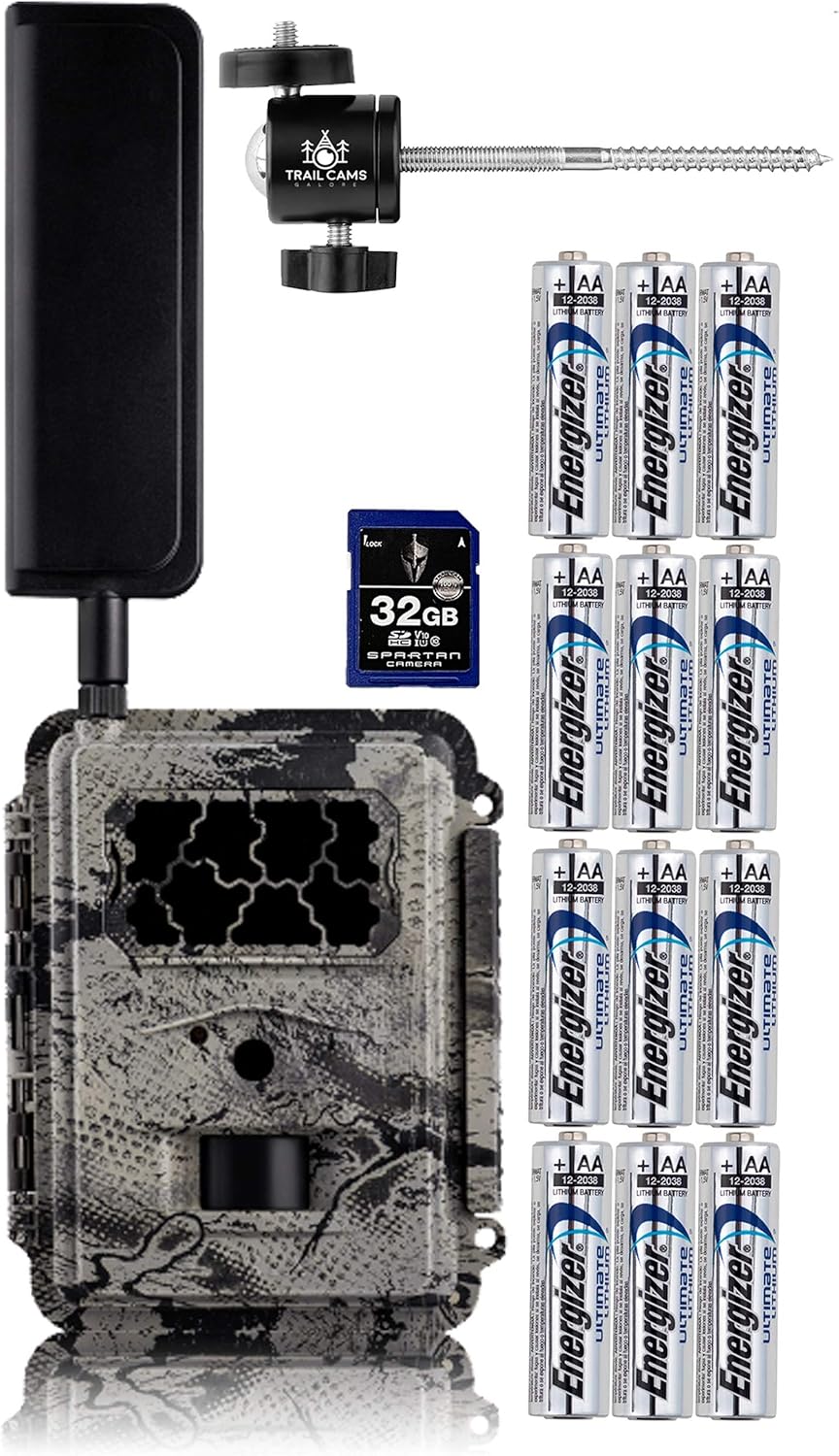 Wireless Trail Camera with Batteries, Memory Card, and Mount Q555