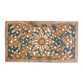 Teak Relief Panel Wall Décor I3670
