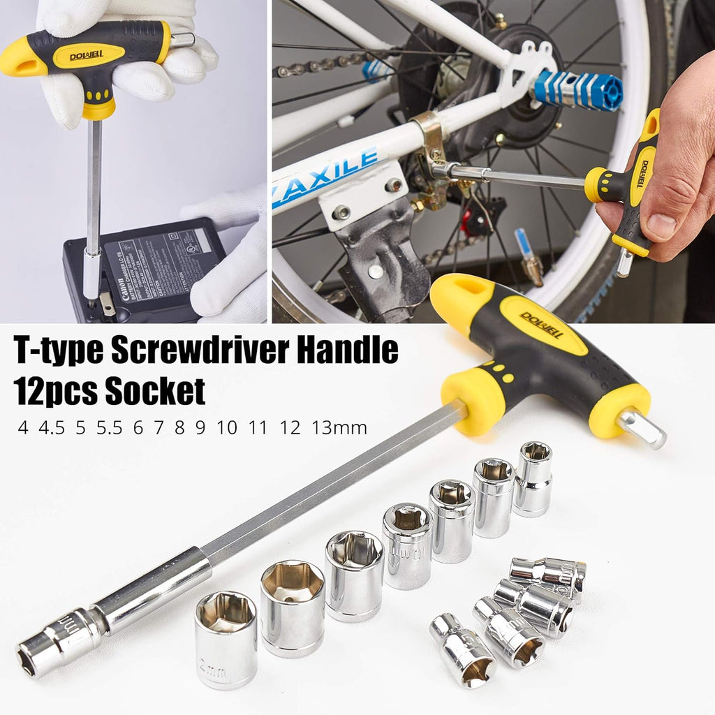62PCS Tool Set with Wrench Pliers Screwdriver D191264