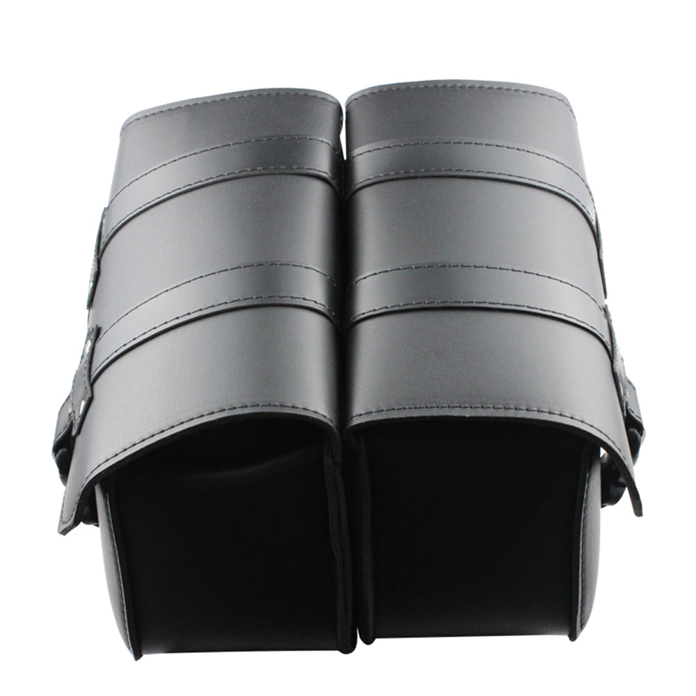 Motorcycle Side Saddle Bags PU Leather Luggage Storage Tool Pouch M313939