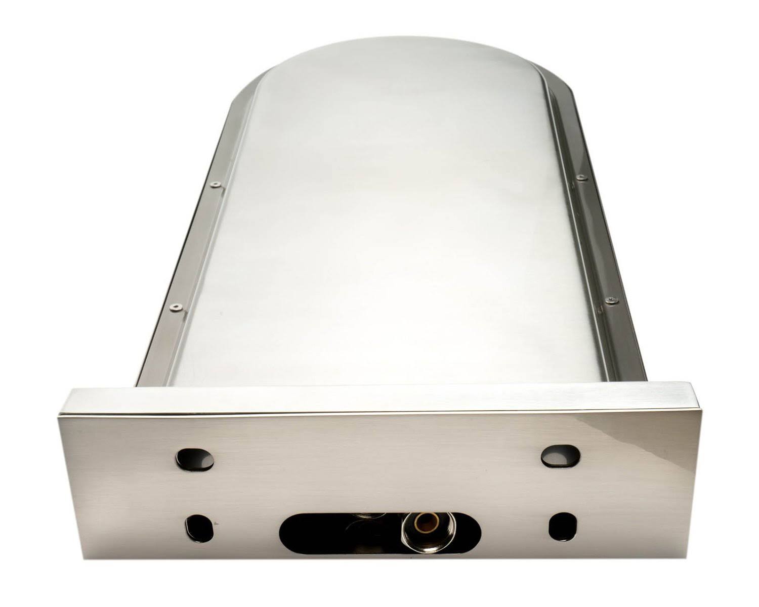 Polished Chrome 10x22 Wall-Mounted Square Waterfall Rain Shower Head T499590