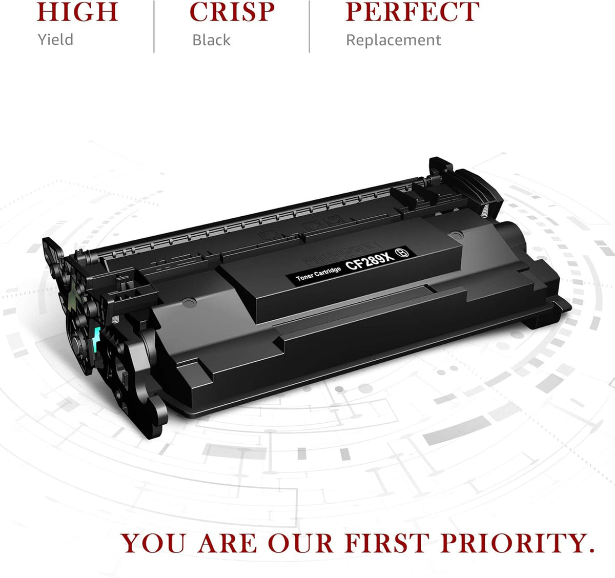 Compatible Toner Cartridge Replacement for HP Printer (Black, 1-Pack) O32865