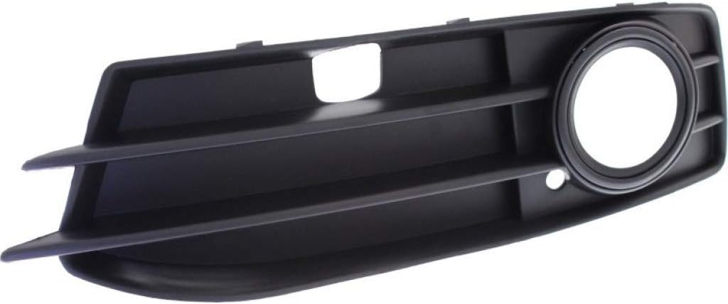 Black Fog Light Bezel Cover Pair for Audi A3 2009 2010 2011 2012 2013 U32424