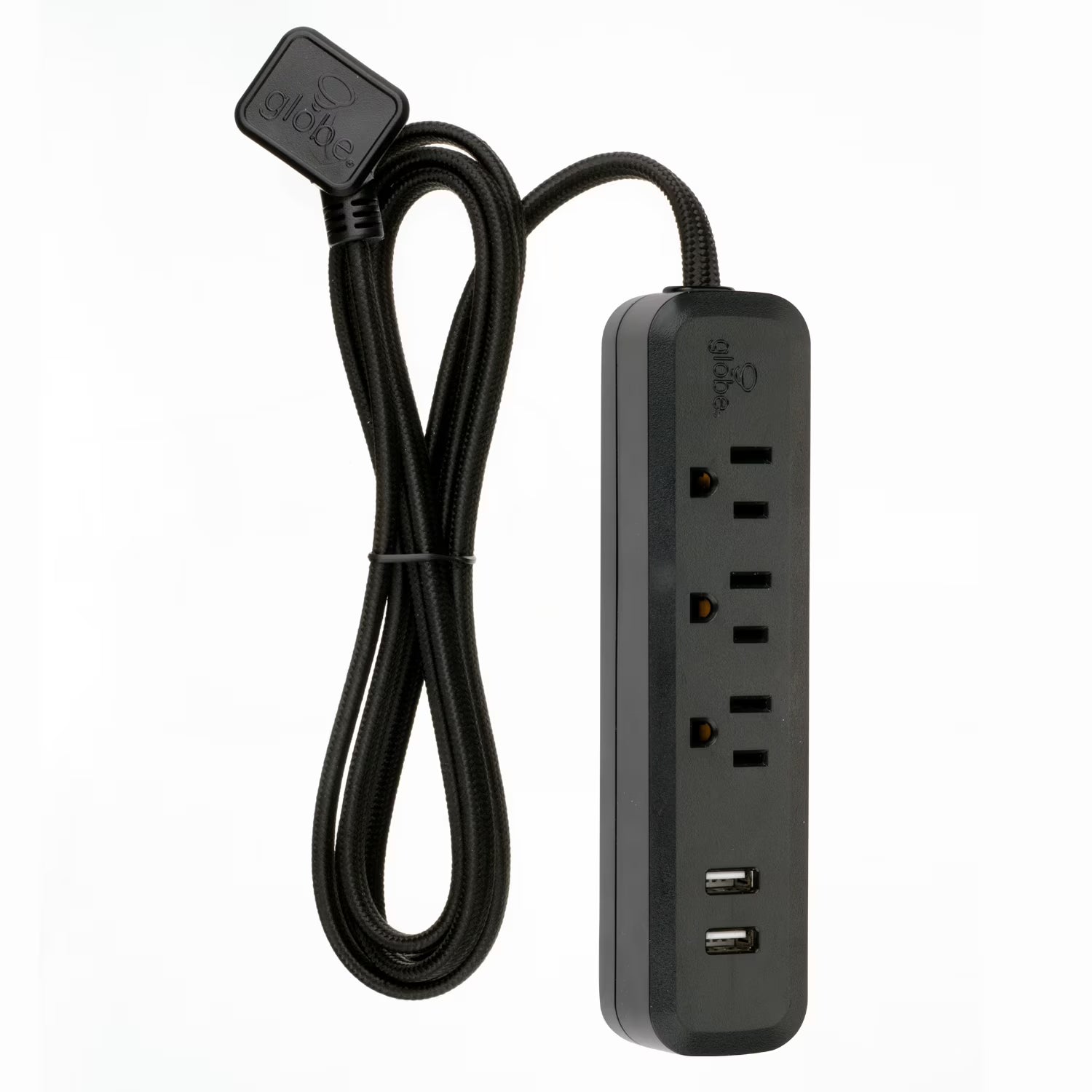 6-ft 3-Outlet USB Surge Protector Power Strip X18314