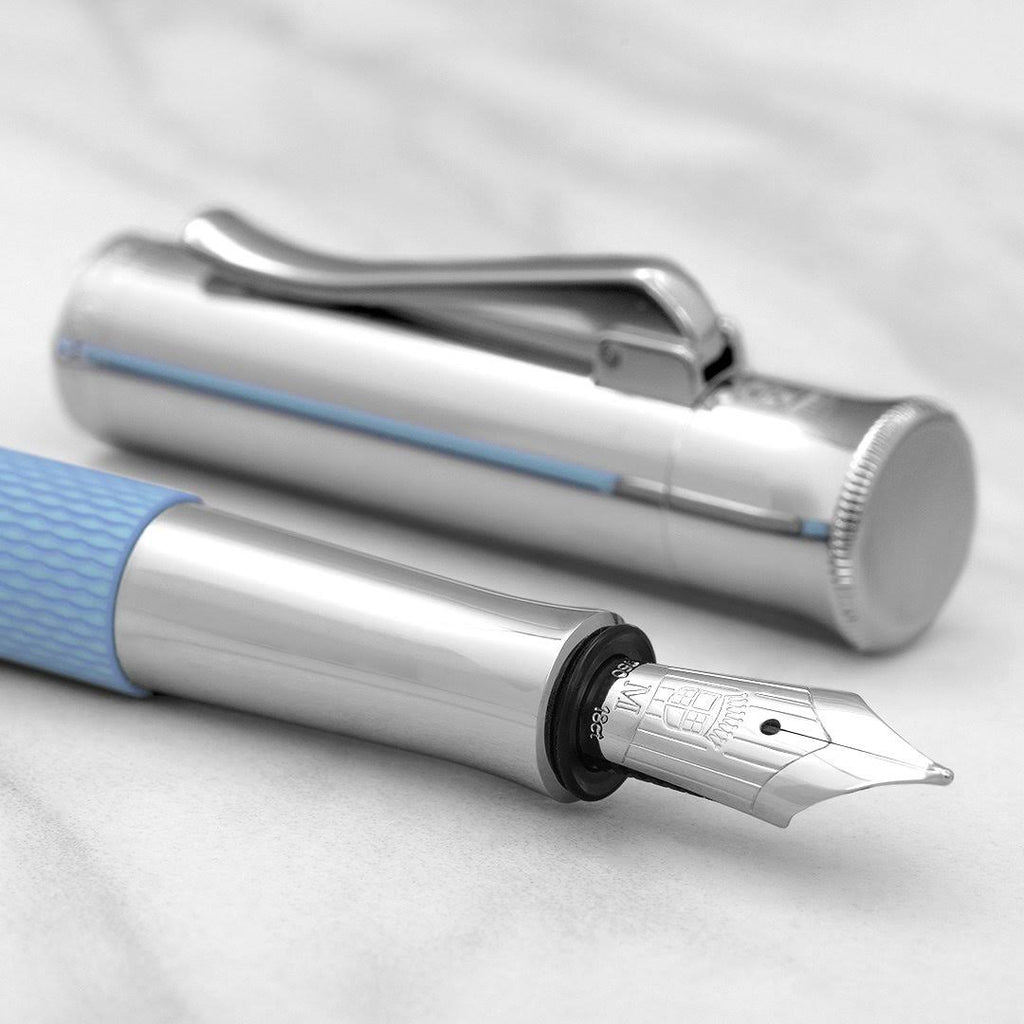 Fountain Pen Guilloche Gulf Blue - Fine E927098