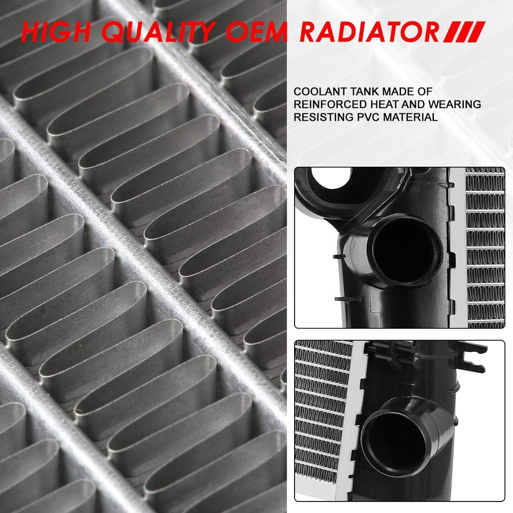 1-Row Aluminum Cooling Radiator F25848