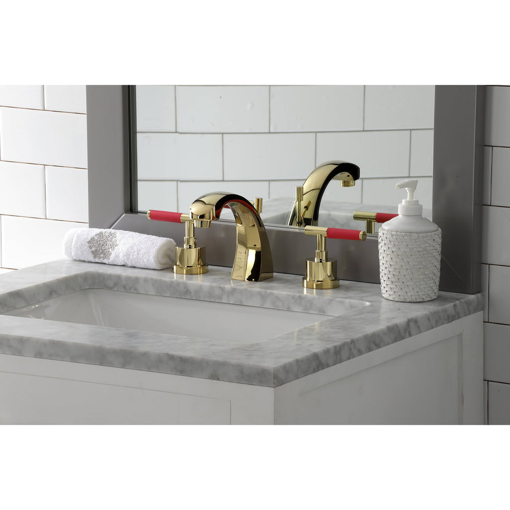 Brushed Nickel Widespread Bathroom Faucet H881134