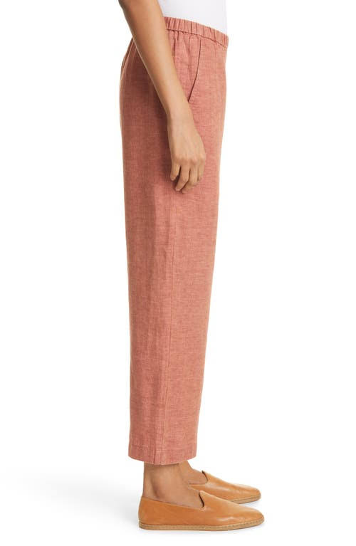 Organic Linen Ankle Straight Leg Pant S393