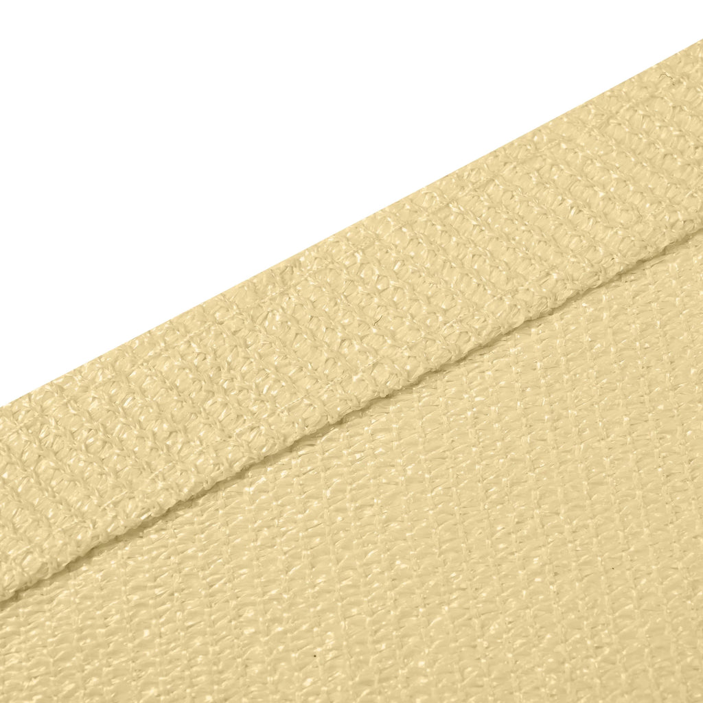 Beige Rectangle Sun Shade Sail V609