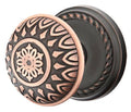 Solid Brass Door Knob Set with Rope Rosette M765379