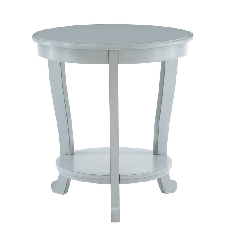 Gray Wood Accent Side Table X34109