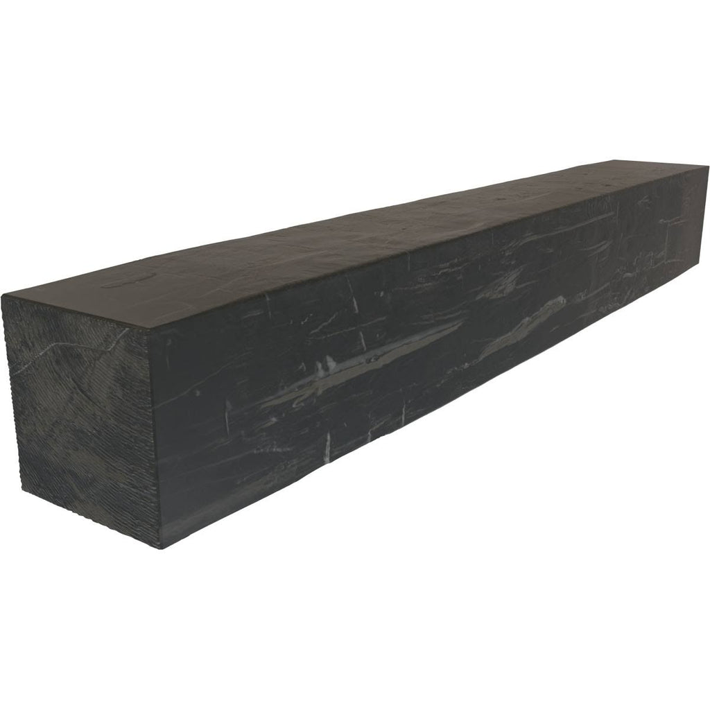 Aged Ash Hand Hewn Faux Wood Fireplace Mantel Z127