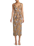 Gingham Whisper Midi Dress Y90264