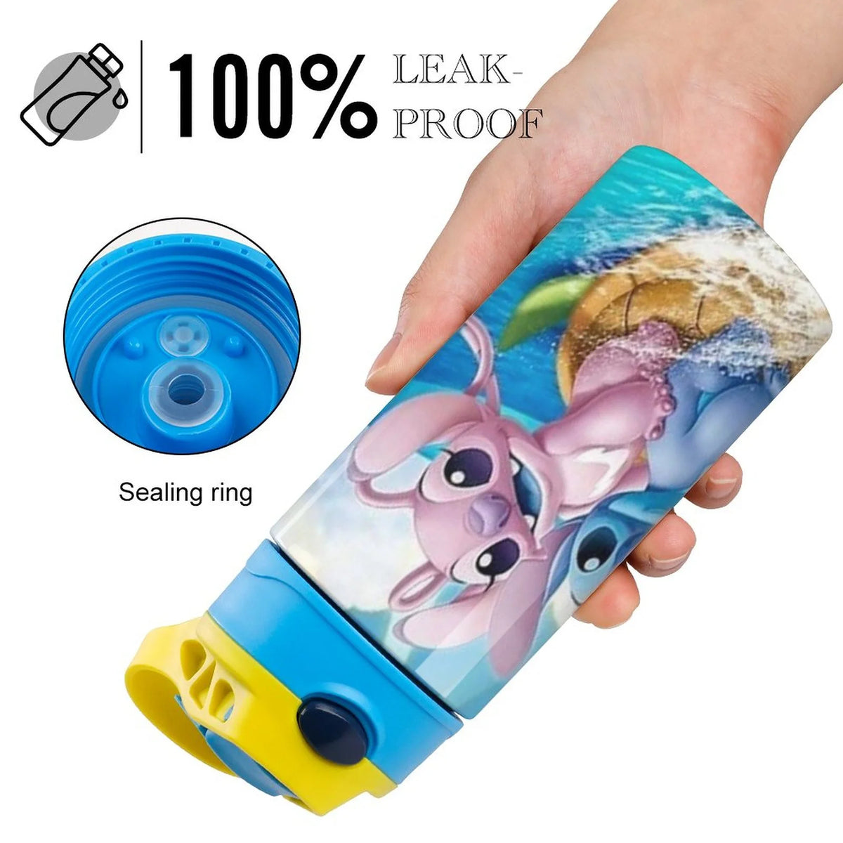 Stainless Steel Vacuum Insulated Water Bottle With Straw G23804