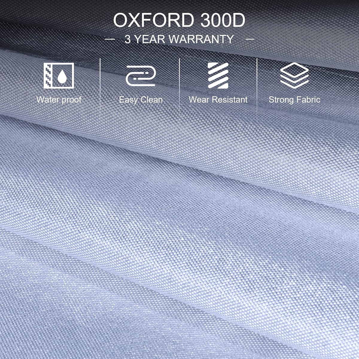 300D Oxford Waterproof Full Exterior SUV Car Cover with Zipper E185394
