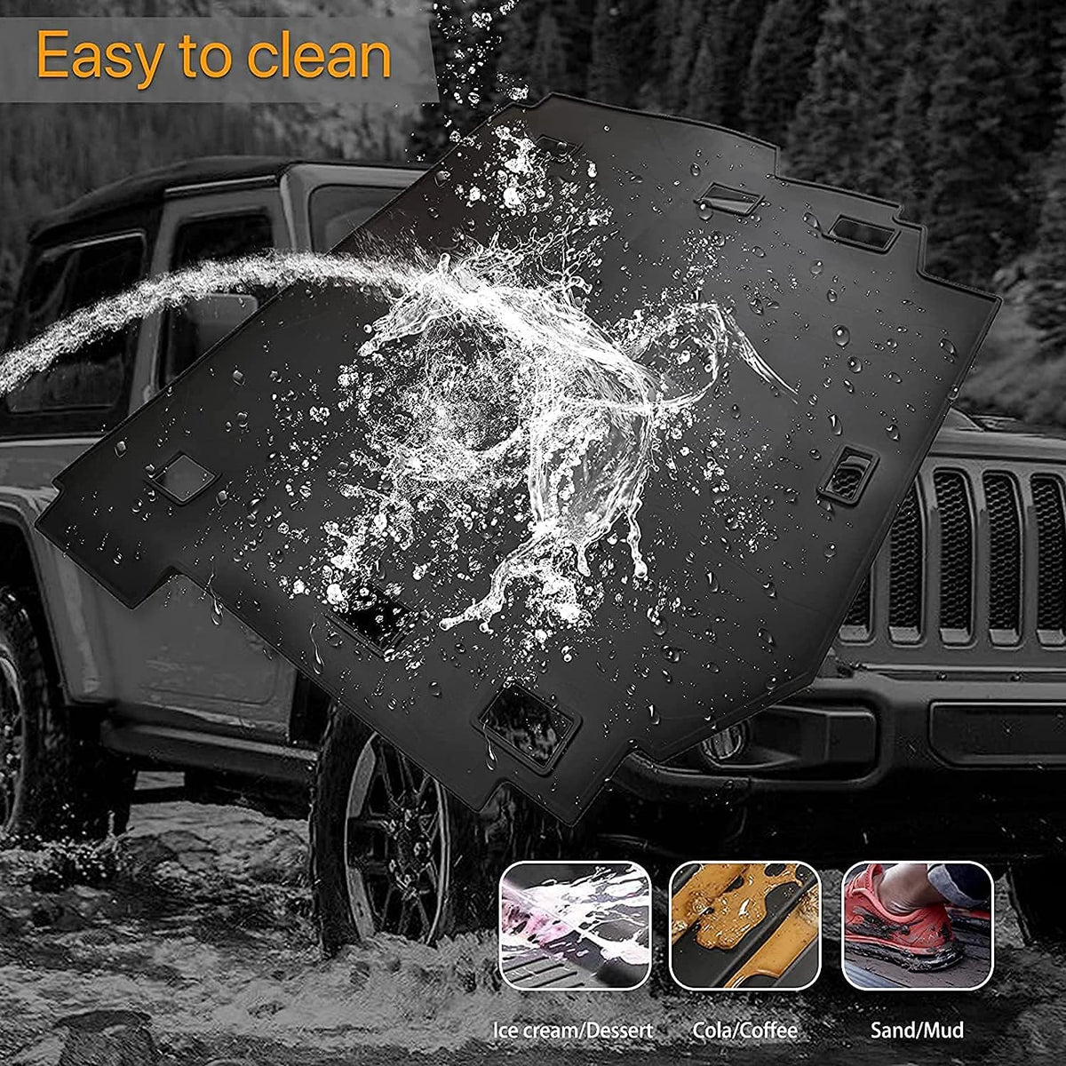 TPE All-Weather Cargo Trunk Liner Pack of 2 W3439