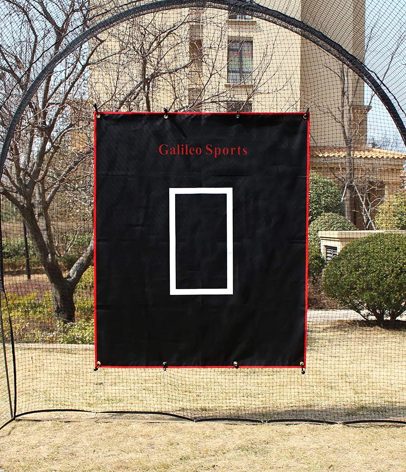 Rubber Vinyl Baseball Backstop with Strike Zone J693655