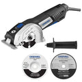 7.5 Amp Corded Compact Saw Tool Kit with 3 Accessories and Storage Bag U5444