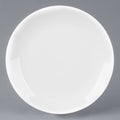 White Coupe Bone China Plate - 24/Case J897