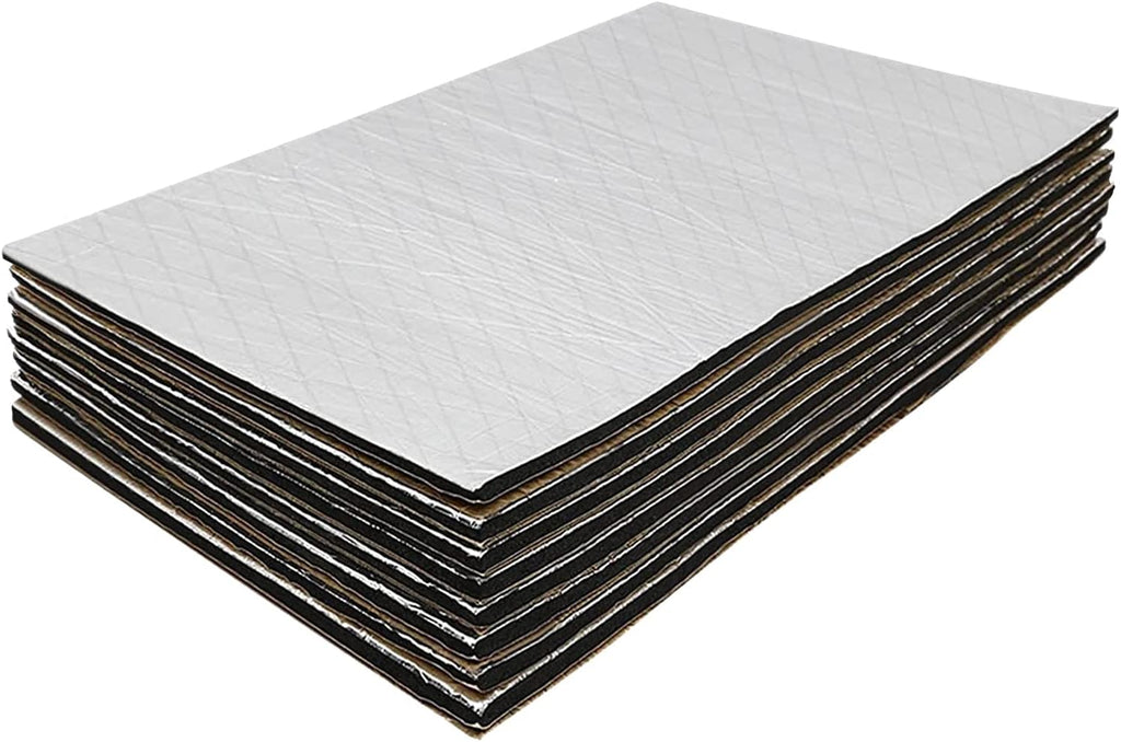 197mil 36 sqft Sound Deadening Mat with Self-Adhesive PE Foam Z21859