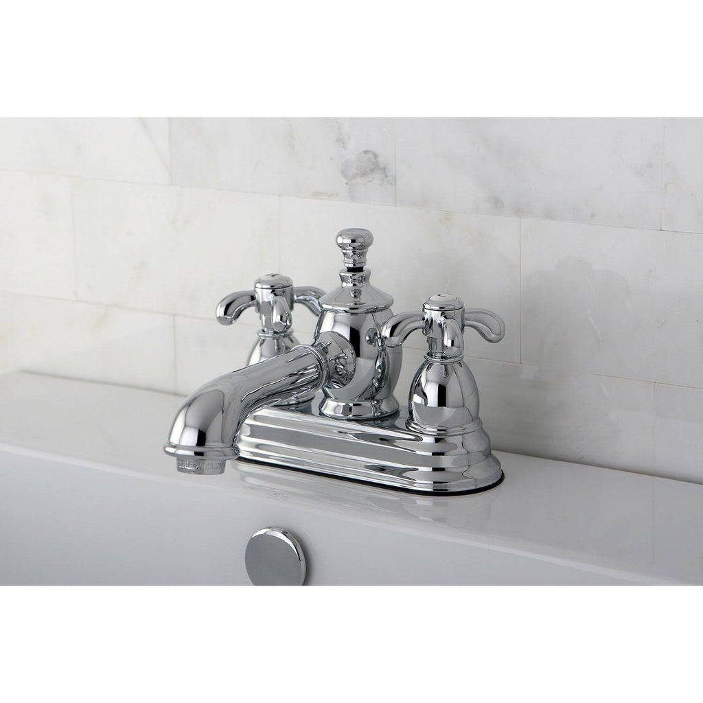 4x22 Centerset Bathroom Faucet, Brushed Nickel H48035