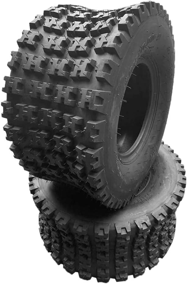 Set of 2 Sport ATV Tires 20x10-9 Turf Tires Lawn Mower Tractor 4PR F7013