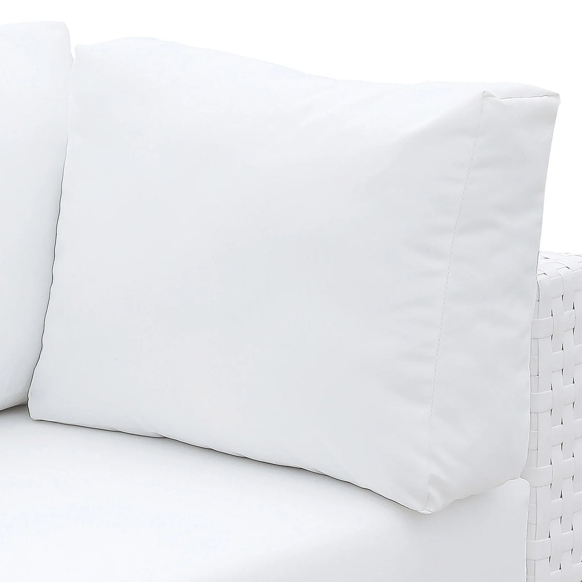White Outdoor Corner Chair U602953