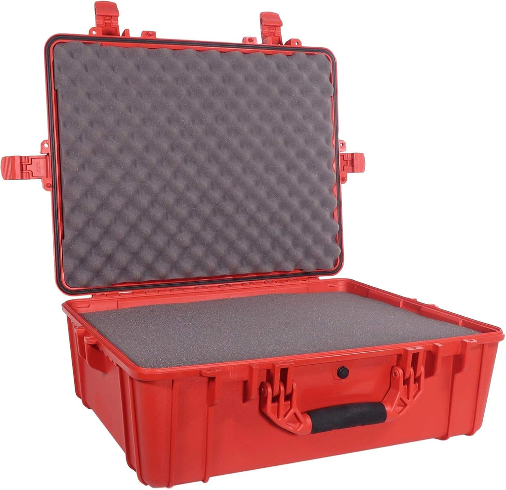 Black Waterproof Hardshell Dry Box Cargo Trunk Storage with Foam X7339