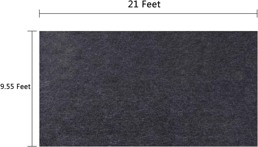Wide Vehicle Garage Floor Mat 9.55feet x 18feet V802