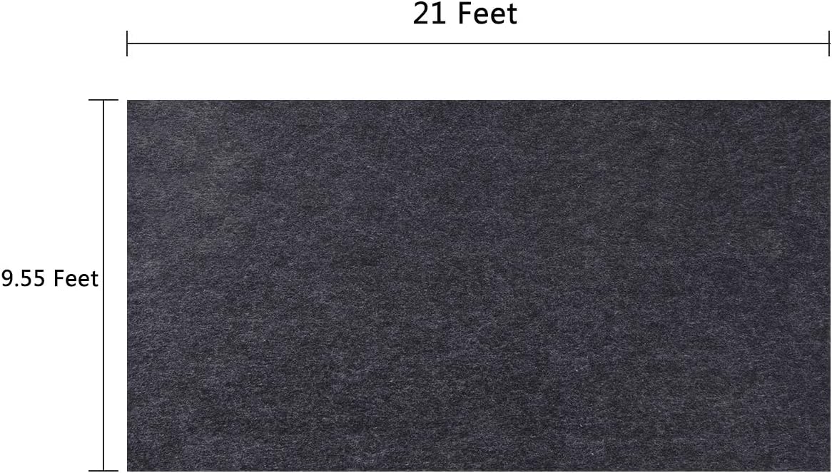 Wide Vehicle Garage Floor Mat 9.55feet x 18feet V802