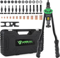16 Rivet Tool Kit with 120PCS Rivet Nuts & Plastic Case P68516