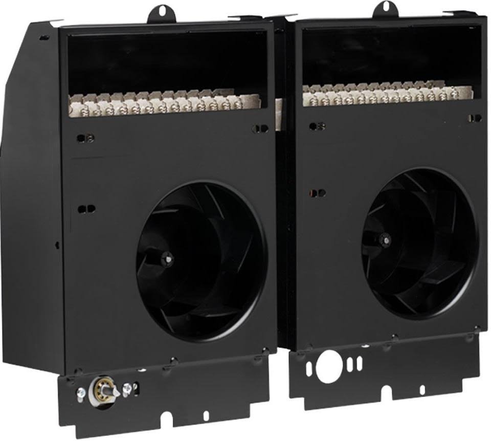 Electric Fan-Forced Wall Heater Assembly with Thermostat F27821