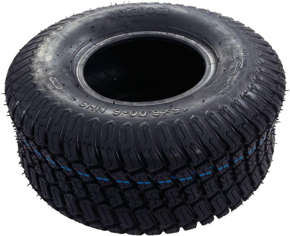 2pc Lawn Mower Tractor Cart Turf Tires 15x6.00-6 4PR D1389