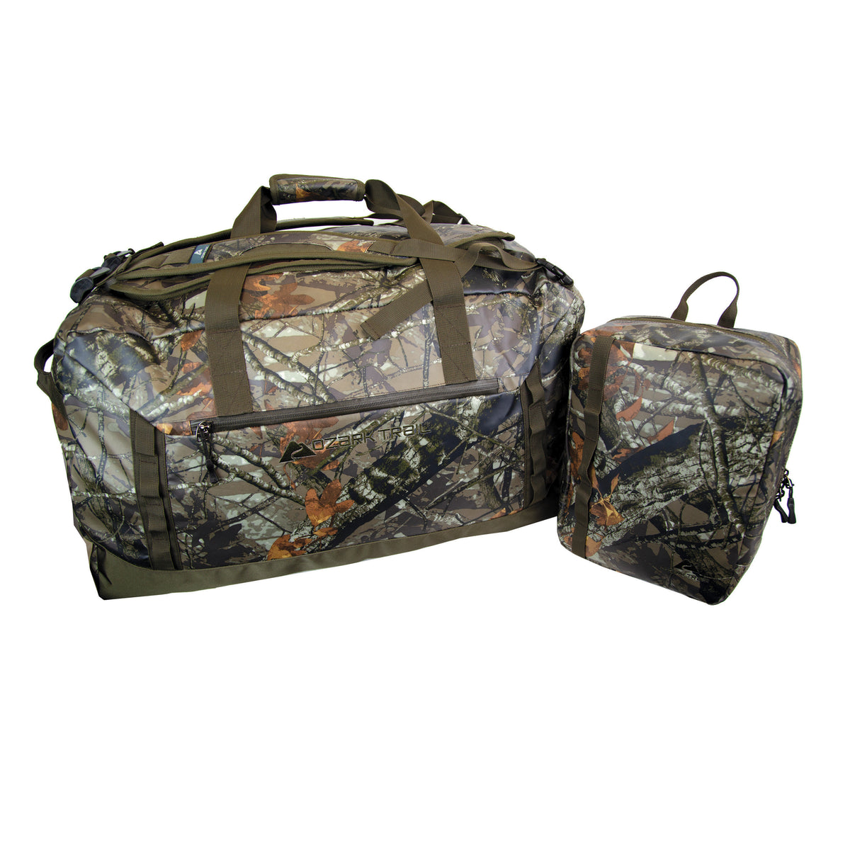90L Packable All-Weather Duffel Bag with Convertible Backpack Straps, Camo D888