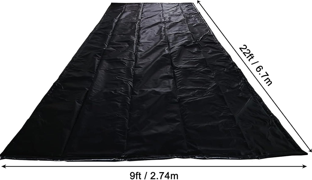 Black Garage Containment Mats 7'9'' X 18' K895