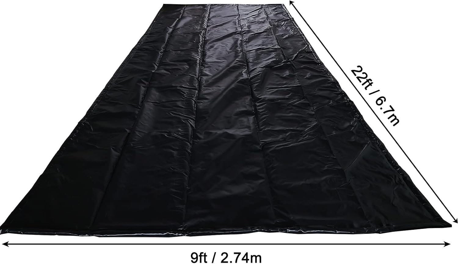 Black Garage Containment Mats 7'9'' X 18' K895
