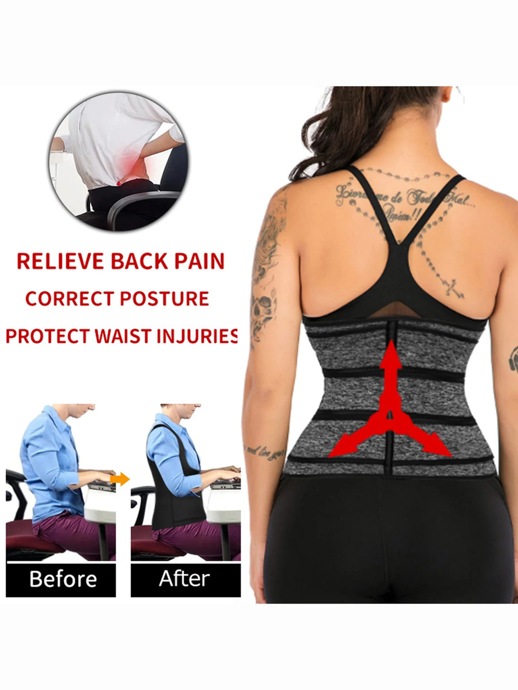Waist Trainer Corset Belt Shapewear S116469