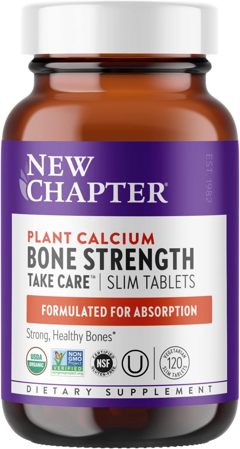 Calcium Supplement with Vitamin K2 + D3 + Magnesium, Vegetarian, Gluten Free, 180 Count, Pack of 2 Y63135