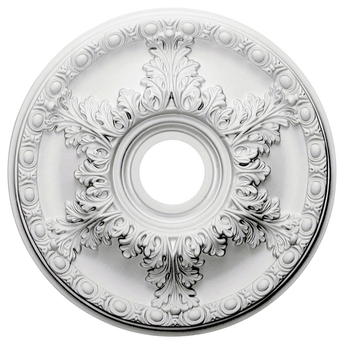 Granada Ceiling Medallion, Hand-Painted Pewter Y24760