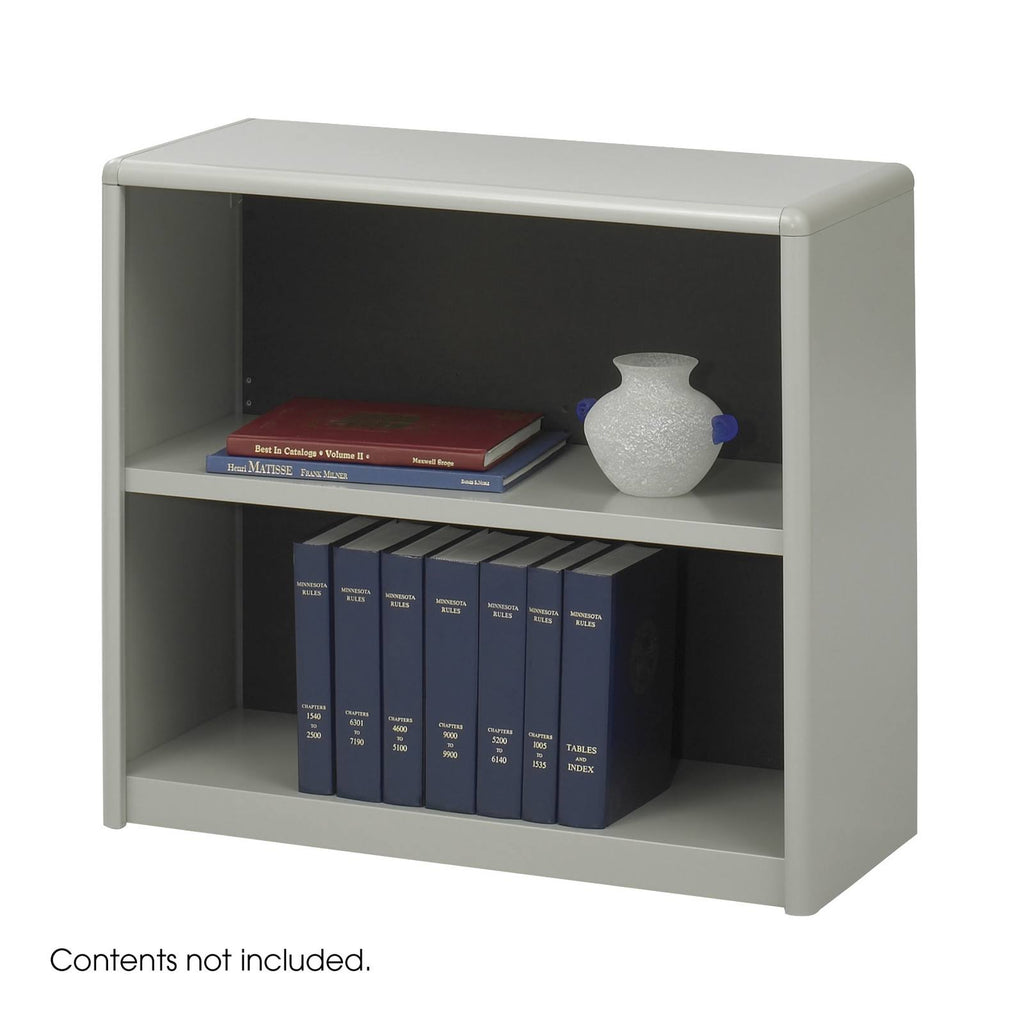 Black 2-Shelf Bookcase C249