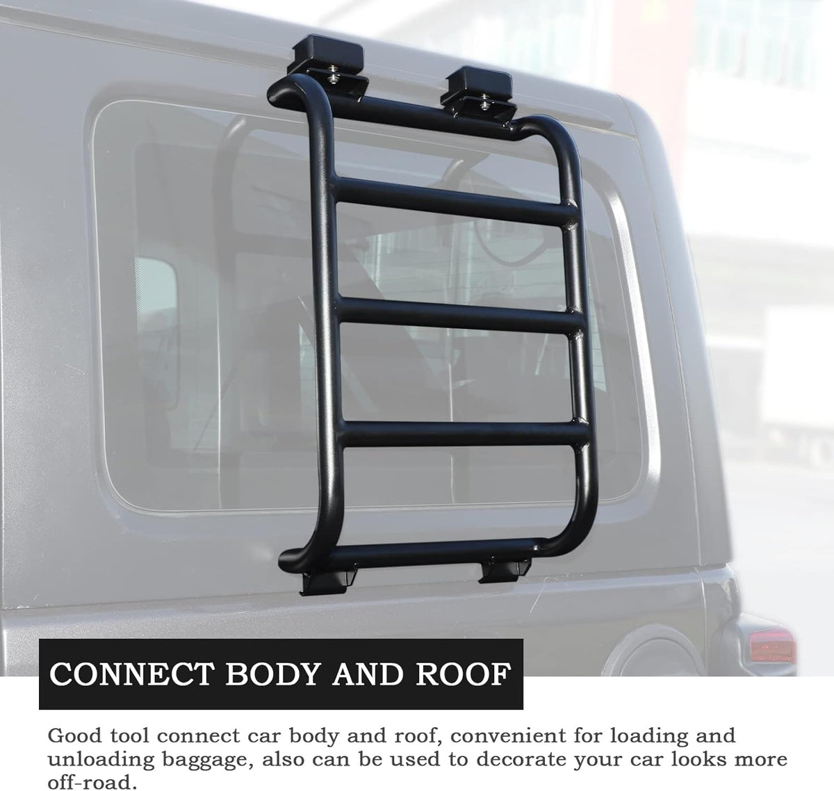 Aluminium Alloy Rear Window Ladder Car Body Functional Decoration Accessories W31093