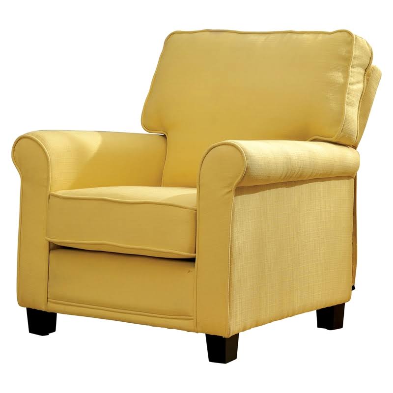 Yellow Fabric Accent Chair Z105869