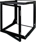 8U Open Wall Mount Rack Frame with Hinge C7920