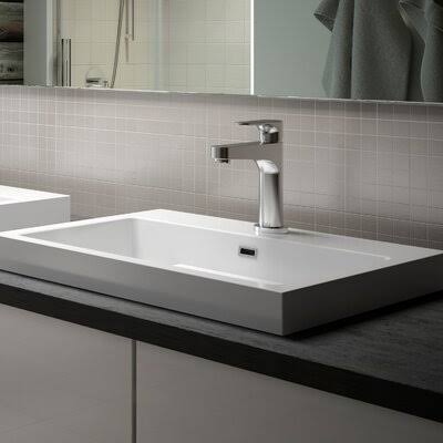 Chrome Single Hole Bathroom Faucet Z655