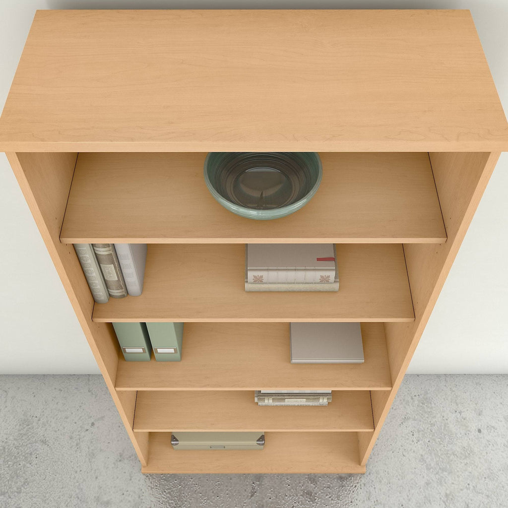 Storm Gray 5 Shelf Bookcase W5165
