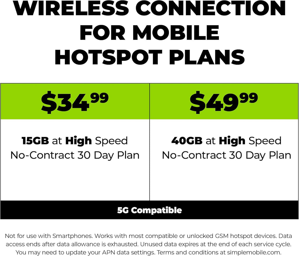 Black 4G LTE Prepaid Mobile Hotspot C409780