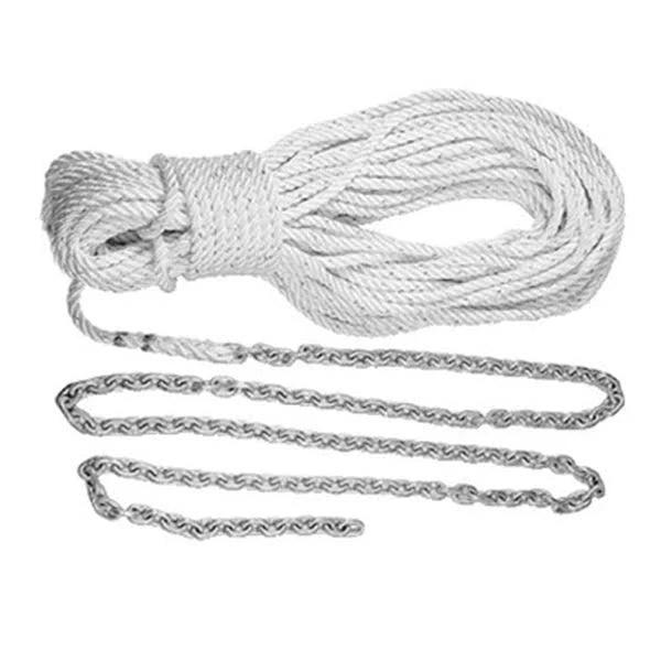 Pre-Spliced Anchor Rode with Chain and Three-Strand Line M4477