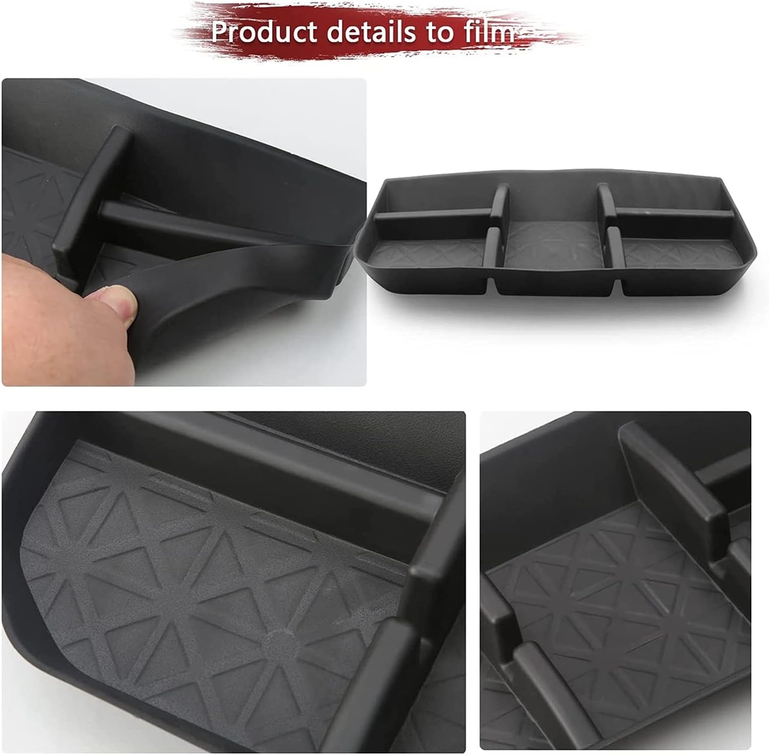 Center Console Organizer Tray & Dashboard Storage Box Mat for Car Armrest Storage Box O2190