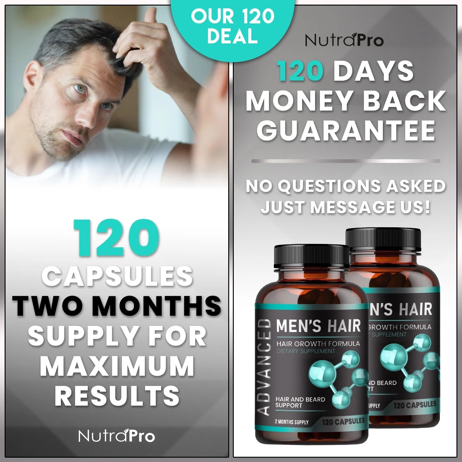 Hair Growth Vitamins For Men Pills E87889