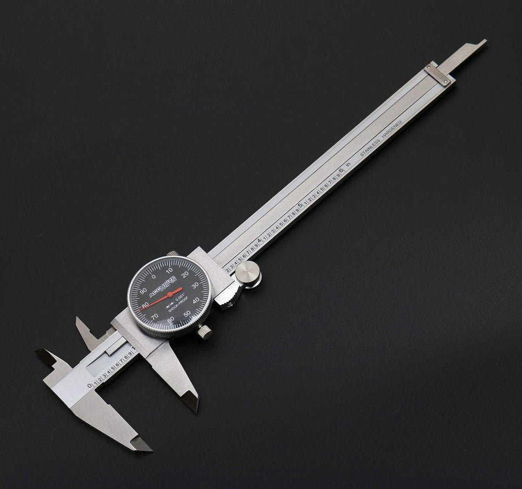 Black Face Dial Caliper Stainless Steel T97325